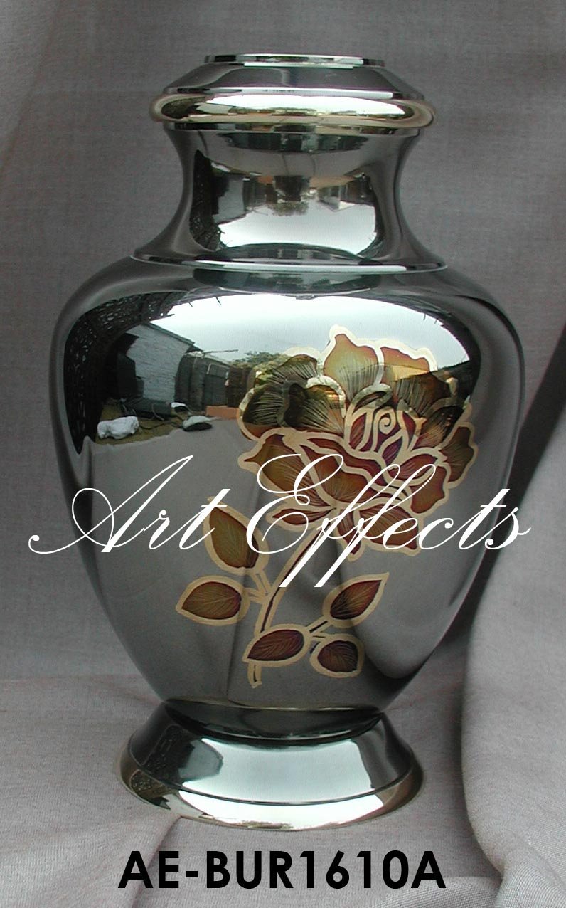 Manufacturers Exporters and Wholesale Suppliers of Arcadia Rose Brass Urn Farrukhabad Uttar Pradesh